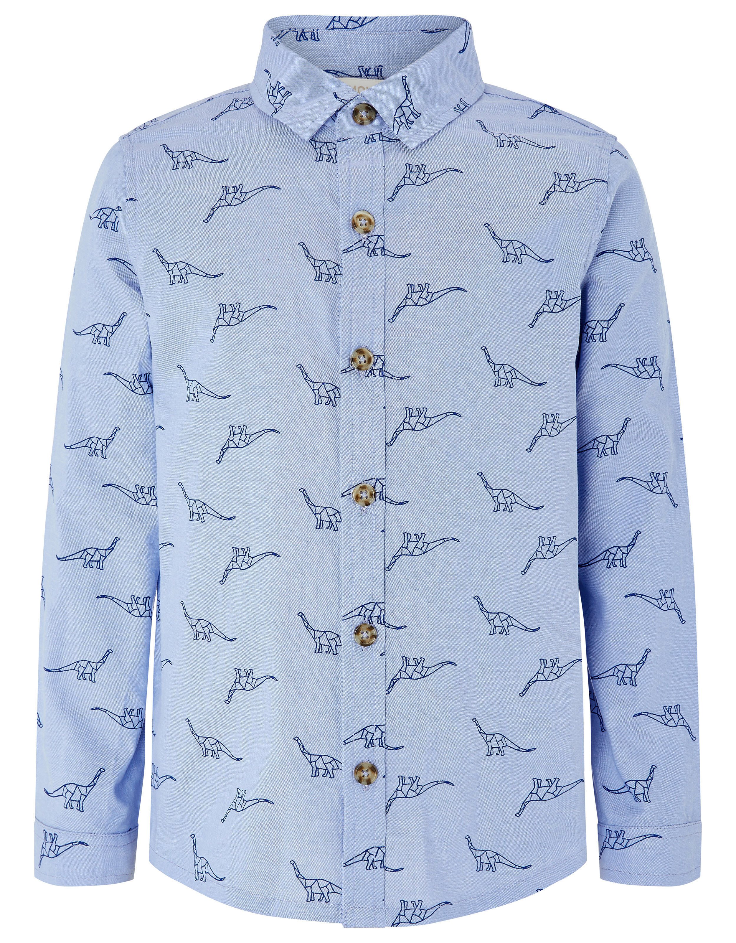 Dinosaur Long Sleeve Shirt Blue